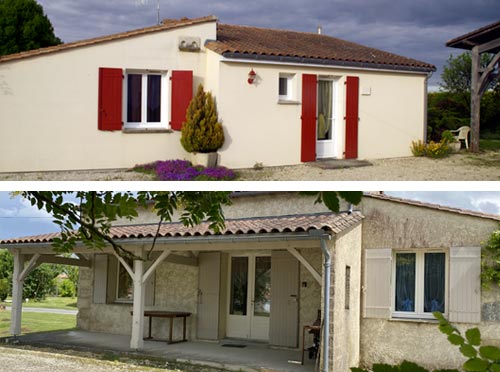 Location villas à Jonzac